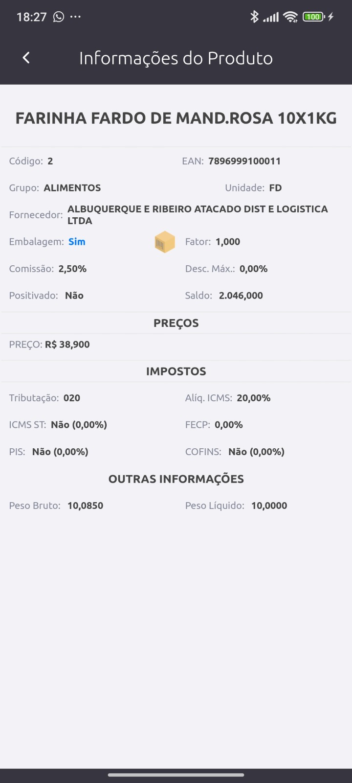SIAAC no celular — tela 3 do aplicativo mobile