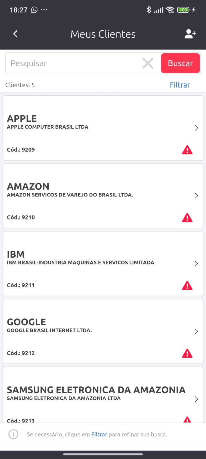 SIAAC no celular — tela 6 do aplicativo mobile