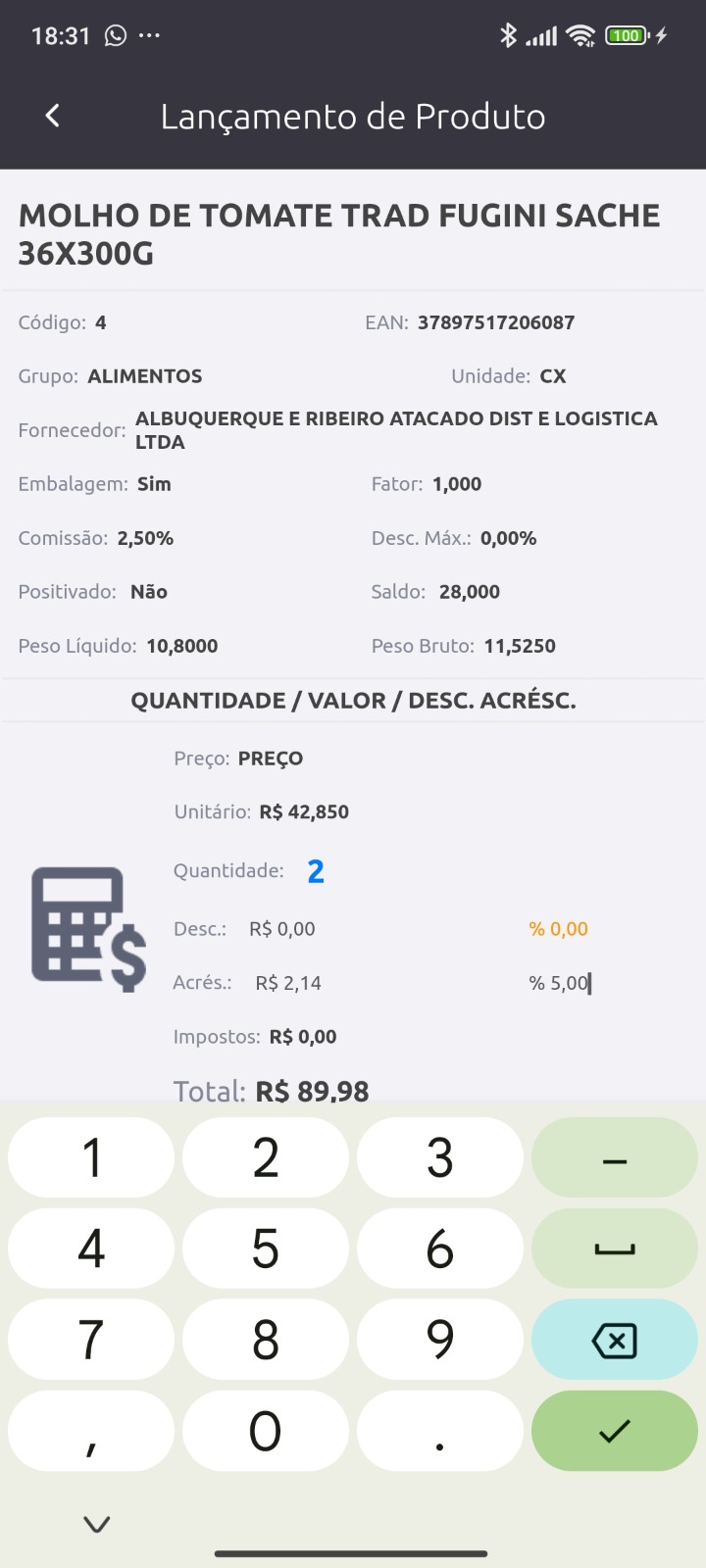 SIAAC no celular — tela 7 do aplicativo mobile