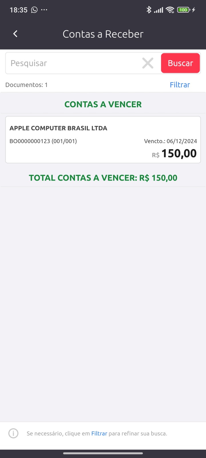 SIAAC no celular — tela 15 do aplicativo mobile